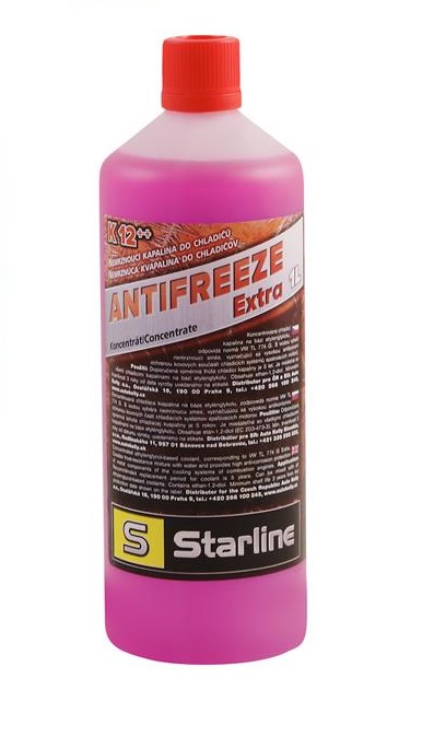 STARLINE K12++ Антифриз концентрат - червен 1L