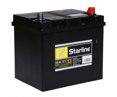 АКУМУЛАТОР STARLINE 60AH R+ ASIA