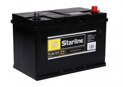 АКУМУЛАТОР STARLINE 91AH R+ ASIA