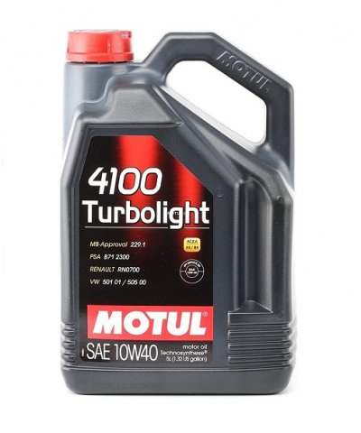 MOTUL 4100 TURBOLIGHT 10W40 5L