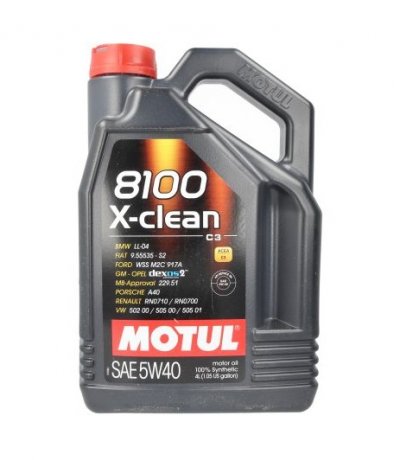 MOTUL 8100 X-CLEAN 5W40 C3 4L