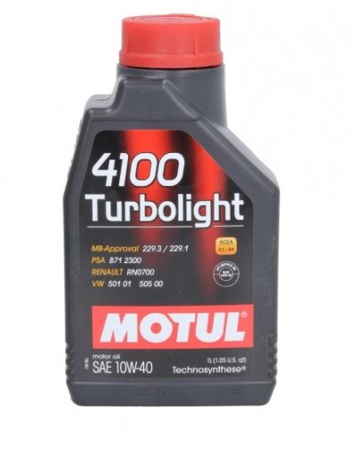 MOTUL 4100 TURBOLIGHT 10W40 1L