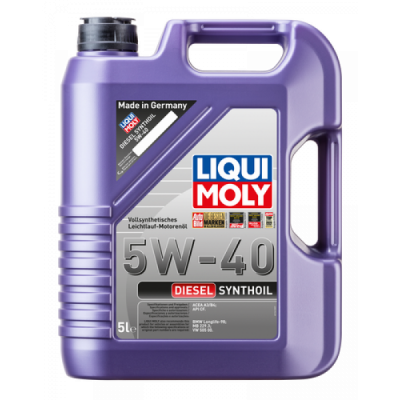 LIQUI MOLY DIESEL SYNTHOIL 5W40 5L