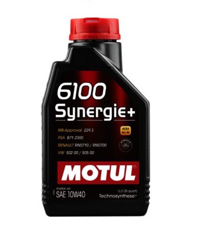 MOTUL 6100 SYNERGIE+ 10W40 1L