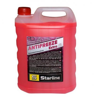 STARLINE K12 Антифриз концентрат - червен 5L
