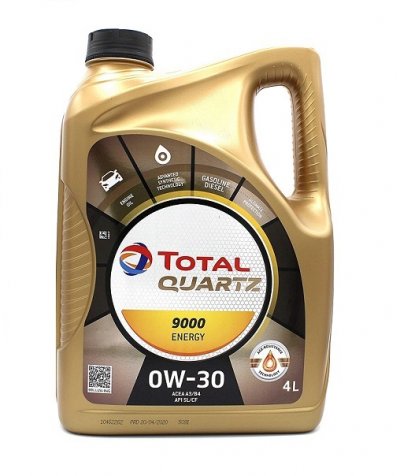 TOTAL QUARTZ 9000 ENERGY 0W30 4L