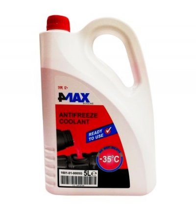 4MAX TYPE 12+ Антифриз готов за употреба -35°С - червен 5L