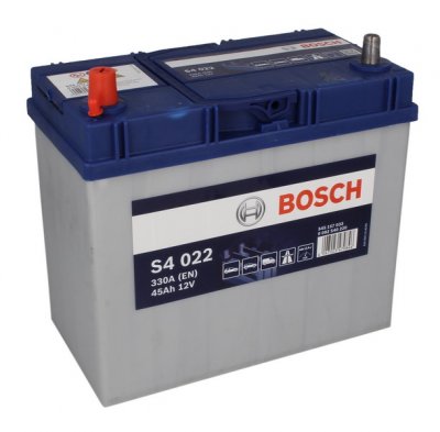 АКУМУЛАТОР BOSCH S4 45AH L+ ASIA