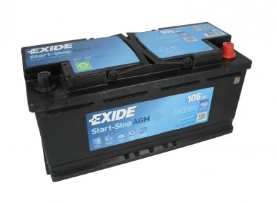 АКУМУЛАТОР EXIDE AGM START&STOP 105AH R+