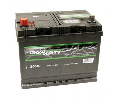АКУМУЛАТОР GIGAWATT 68AH L+ ASIA