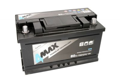 АКУМУЛАТОР 4MAX EFB 80AH R+