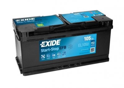 АКУМУЛАТОР EXIDE EFB START&STOP 105AH R+