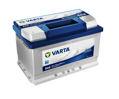АКУМУЛАТОР E43 VARTA BLUE DYNAMIC 72AH R+