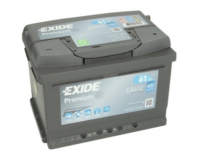 АКУМУЛАТОР EXIDE PREMIUM 61AH R+