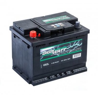 АКУМУЛАТОР GIGAWATT 60AH L+