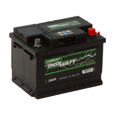 АКУМУЛАТОР GIGAWATT 60AH R+