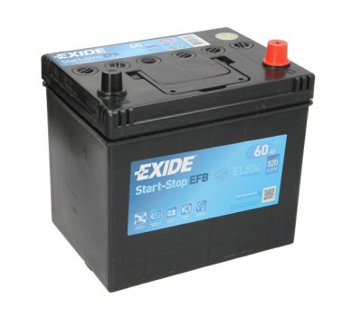 АКУМУЛАТОР EXIDE EFB START&STOP 60AH R+ ASIA