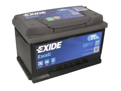 АКУМУЛАТОР EXIDE EXCELL 71AH R+