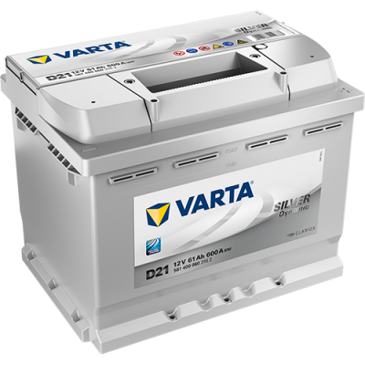 АКУМУЛАТОР D21 VARTA SILVER DYNAMIC 61AH R+