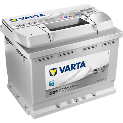 АКУМУЛАТОР D39 VARTA SILVER DYNAMIC 63AH L+