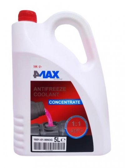 4MAX TYPE 12+ Антифриз концентрат - червен 5L