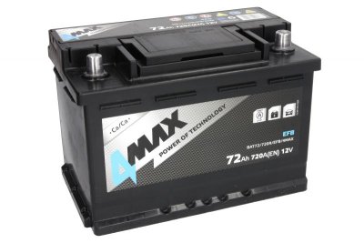 АКУМУЛАТОР 4MAX EFB 72AH R+