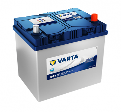 АКУМУЛАТОР D47 VARTA BLUE DYNAMIC 60AH R+ ASIA