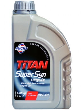 FUCHS TITAN SUPERSYN LONGLIFE 0W40 1L